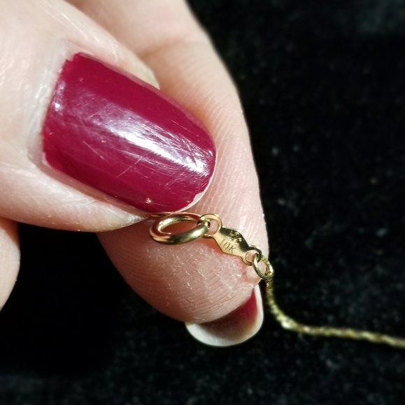 Sleeping Beauty or Persian Turquoise Gold Pendant - Picture 3 of 14